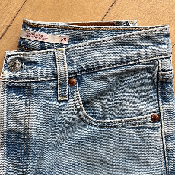 Levi’s Ribcage Straight Jeans Size 29 - Picture 2 of 8